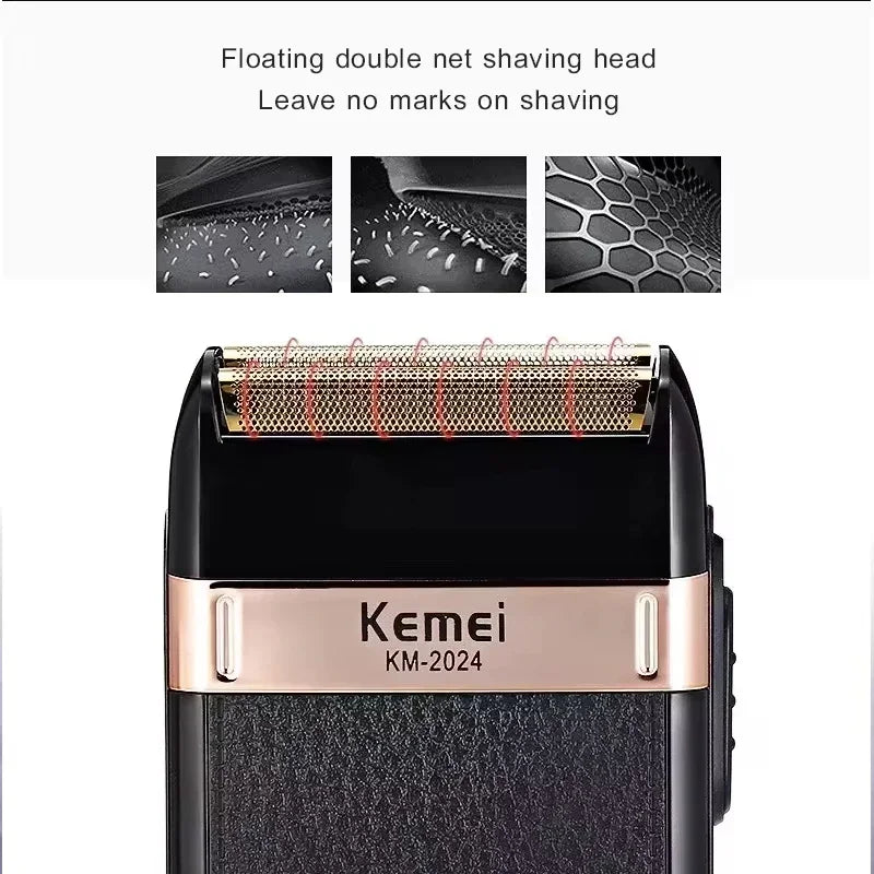 Kemei KM-2628 KM-678 KM-2024 USB Rechargeable Hair Clipper Professional Cordless Men Hair Trimmer Men's Hair Cutting Machine