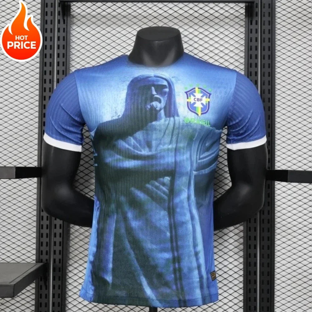 2025 T-Shirt à séchage rapide respirant unisexe T-Sh vrai maillot madrid wade Li NingNew brésil équipe de Football hommes à manches courtes