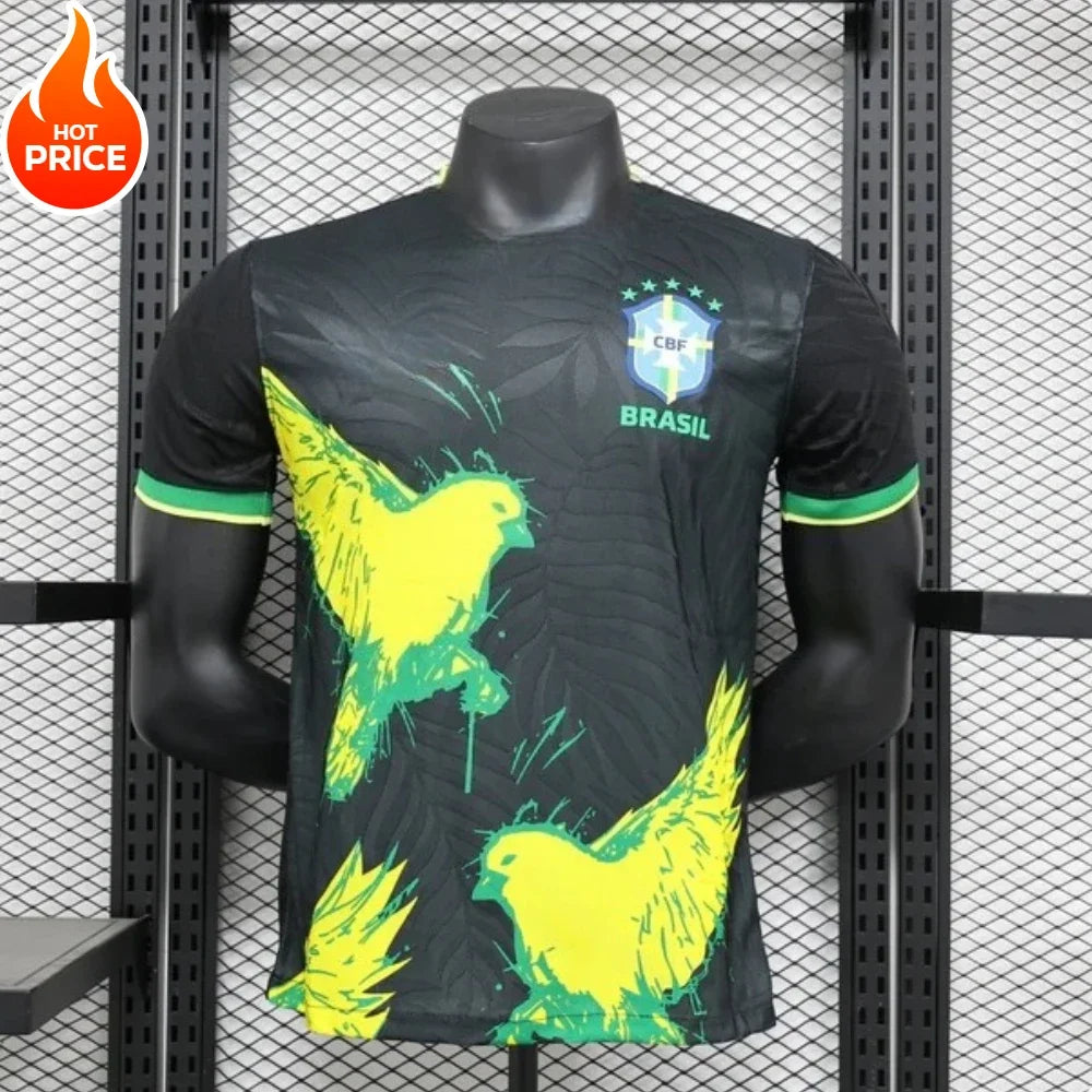 2025 T-Shirt à séchage rapide respirant unisexe T-Sh vrai maillot madrid wade Li NingNew brésil équipe de Football hommes à manches courtes