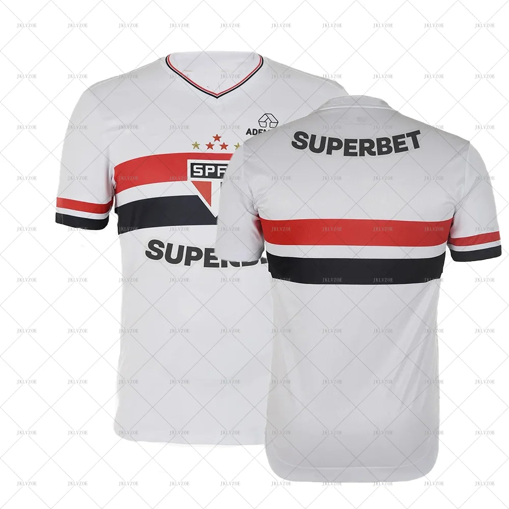 25 HOT SALE Brazil Football Training Jersey Men Jerseys Adults & Kid Jerseys For Fans Sao Paulo 3D Mesh Soccer Casual Sports Tee
