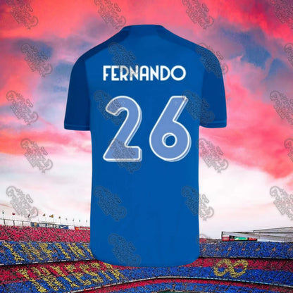 25 Year Latest Popular Football Series Cruzeiro Home Football Jersey Training Suit Men's T-shirt Summer Adult Children's Jersey