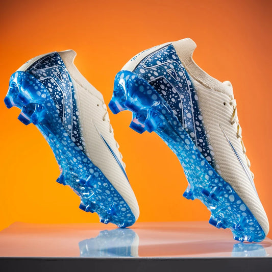 Nieuwe Heren Dames Professionele voetbalschoenen Schoenplaten Gras Training Wedstrijd Sport Voetbalschoenen FG/TF Ultralichte antislip Unisex