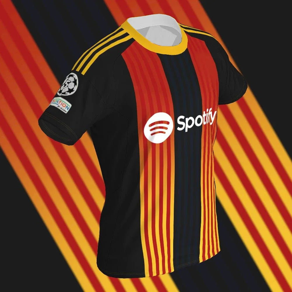 New Fashion Football Jersey Men Women Kids Clothes Barcelona Concept Jersey Breathable Quick-Drying Motocycle Daily Casual Shirt