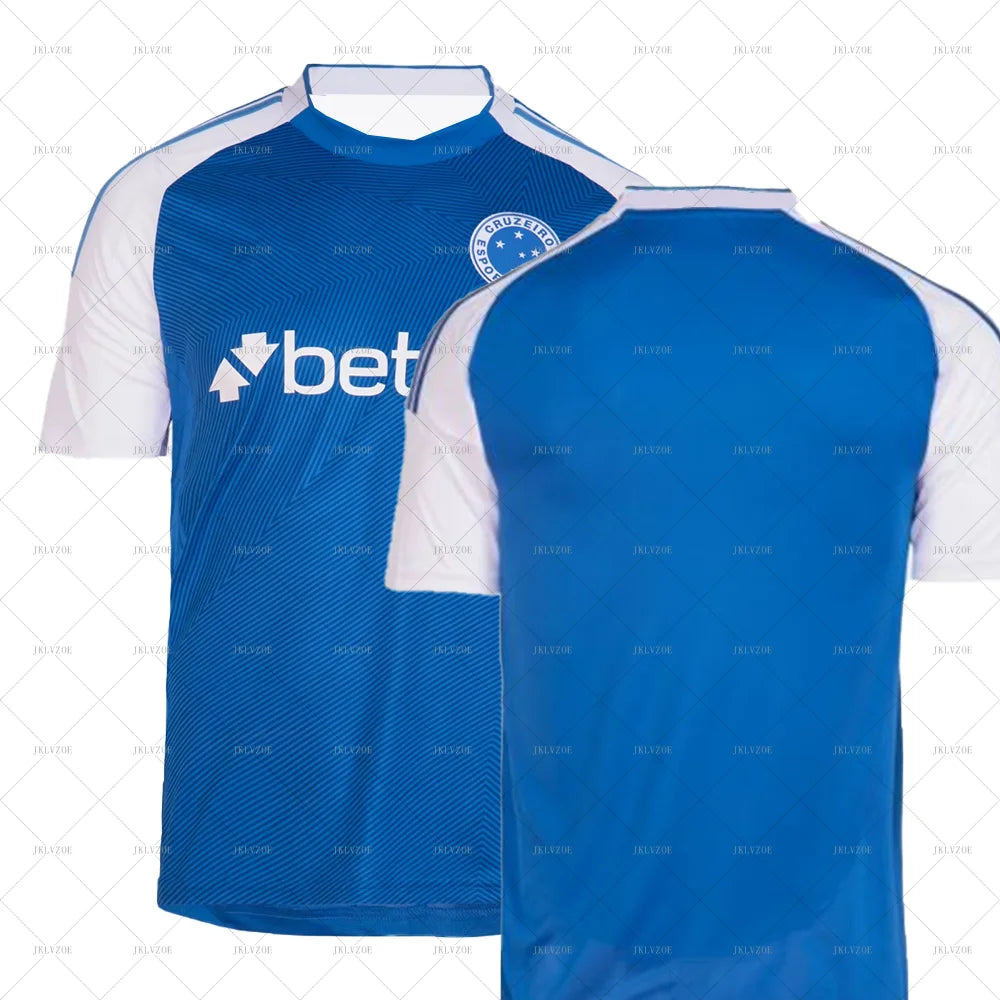 Offre spéciale 25 nouveau maillot d'entraînement de Football brésil maillot pour adultes et enfants pour les Fans Cruzeiro 3D maille Football hommes maillots de sport décontractés