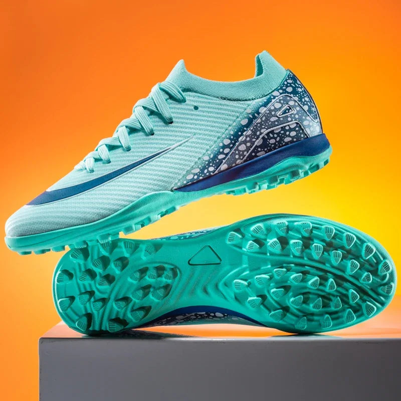 Nieuwe Heren Dames Professionele voetbalschoenen Schoenplaten Gras Training Wedstrijd Sport Voetbalschoenen FG/TF Ultralichte antislip Unisex