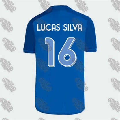 25 Year Latest Popular Football Series Cruzeiro Home Football Jersey Training Suit Men's T-shirt Summer Adult Children's Jersey