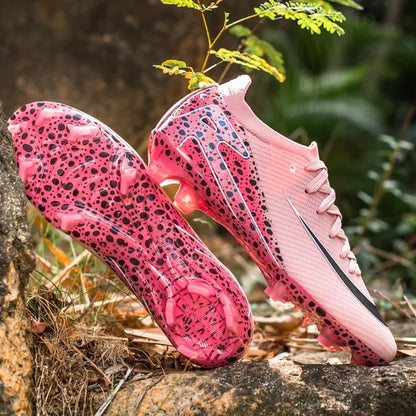 Nieuwe Heren Dames Professionele voetbalschoenen Schoenplaten Gras Training Wedstrijd Sport Voetbalschoenen FG/TF Ultralichte antislip Unisex