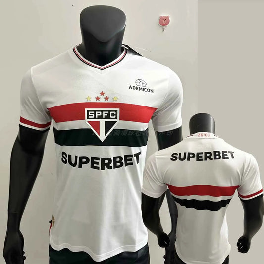Motorsport Jersey Men Women Clothing Sao Paulo Jersey Breathable Quick Dry Flexible Oversized Casual Training Football T Shirt