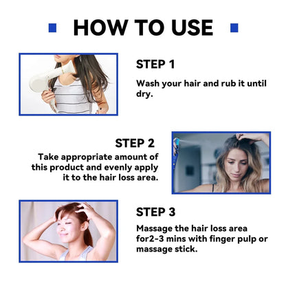 Gengibre Crescimento Do Cabelo spray Anti Queda Do Cabelo Perda De Cabelo Tratamento Óleo De Essência De Crescimento Do Cabelo para Homens Mulheres tratamento do cabelo