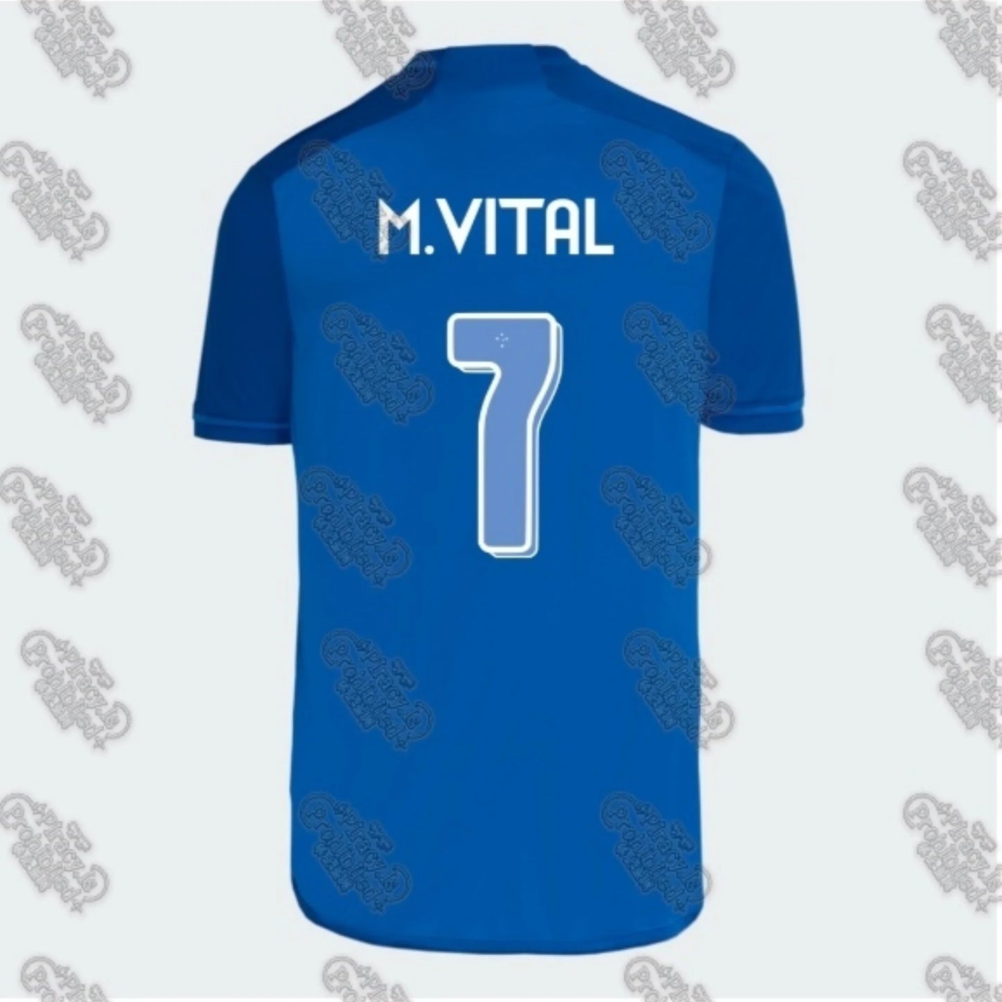 25 Year Latest Popular Football Series Cruzeiro Home Football Jersey Training Suit Men's T-shirt Summer Adult Children's Jersey