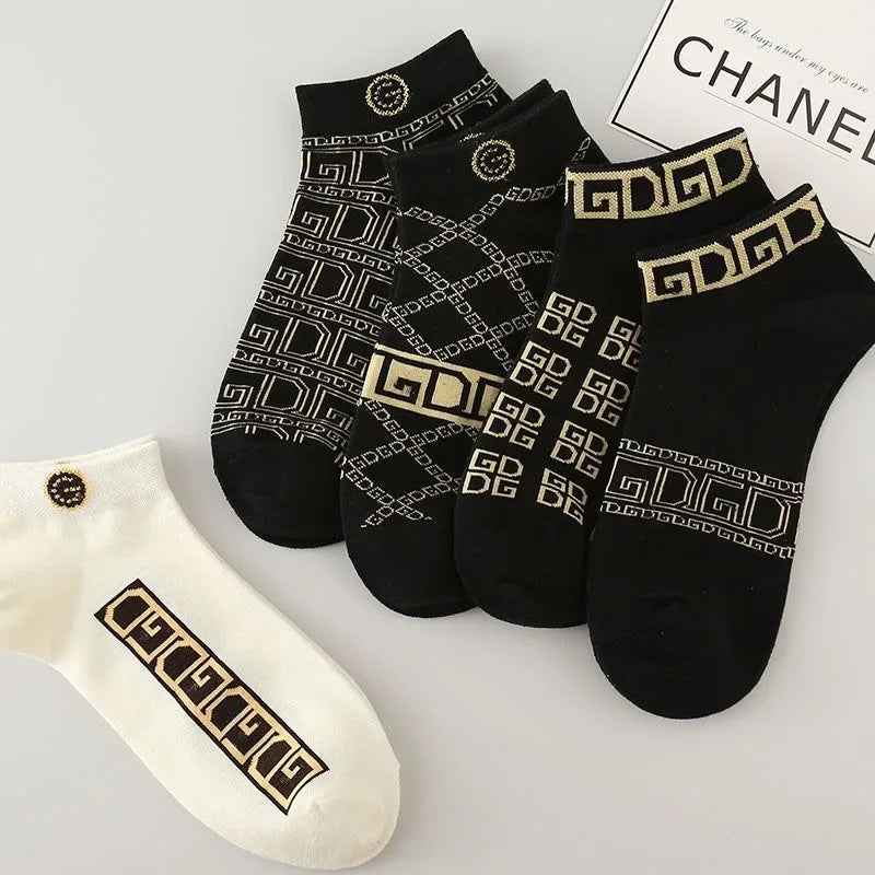 5/10 pcs Men's Thin Breathable Low-Cut Socks - Anti-Odor, Moisture-Wicking, Lightweight, Comfortable & Versatile for Daily Wear