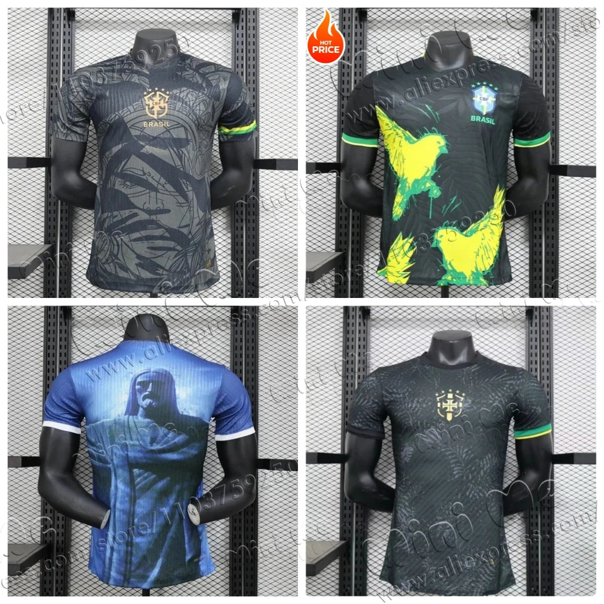 2025 T-Shirt à séchage rapide respirant unisexe T-Sh vrai maillot madrid wade Li NingNew brésil équipe de Football hommes à manches courtes