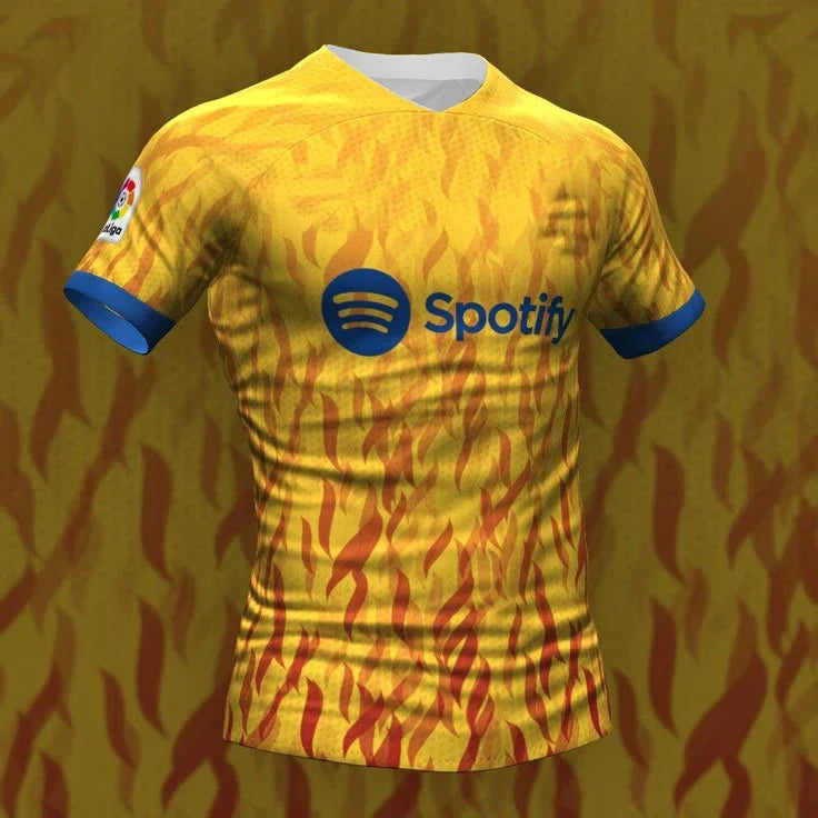 New Fashion Football Jersey Men Women Kids Clothes Barcelona Concept Jersey Breathable Quick-Drying Motocycle Daily Casual Shirt