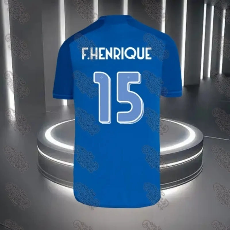 25 Year Latest Popular Football Series Cruzeiro Home Football Jersey Training Suit Men's T-shirt Summer Adult Children's Jersey